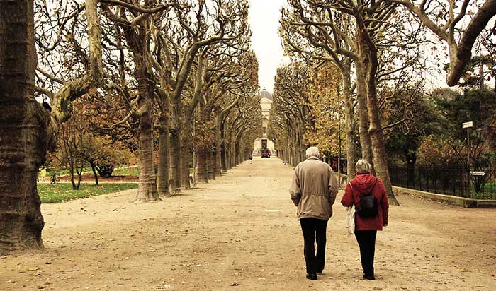 COVID-19 And The Elderly: Walking outside and breathing fresh air is essential for the wellness of the elderly
