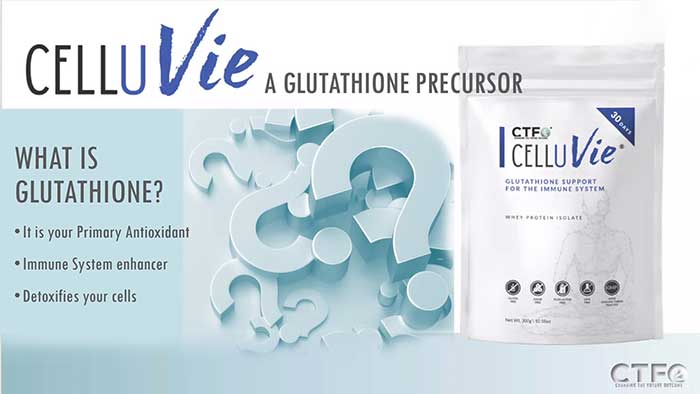 CTFO CelluVie, a glutathione Precursor.